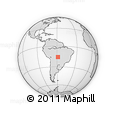 Outline Map of the Area around 15° 58' 32" S, 58° 34' 30" W, rectangular outline