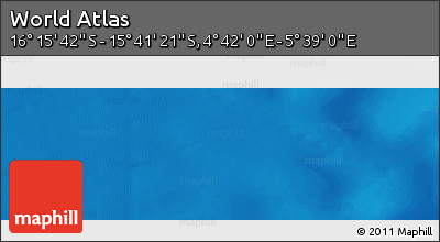 Physical Panoramic Map of the Area around 15° 58' 32" S, 5° 10' 30" E