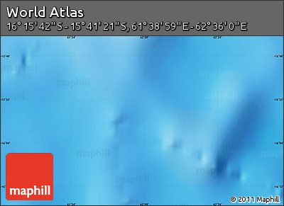 Physical Map of the Area around 15° 58' 32" S, 62° 7' 30" E