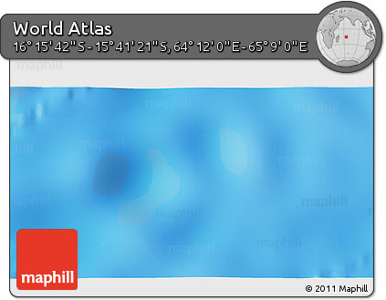 Physical 3D Map of the Area around 15° 58' 32" S, 64° 40' 30" E