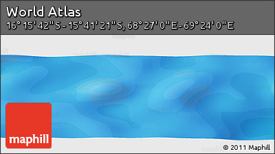Political Panoramic Map of the Area around 15° 58' 32" S, 68° 55' 30" E