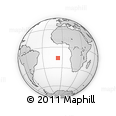 Outline Map of the Area around 15° 58' 32" S, 6° 43' 29" W, rectangular outline