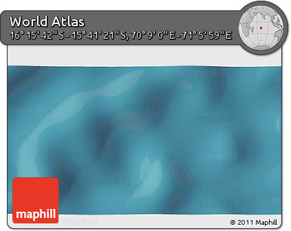 Satellite 3D Map of the Area around 15° 58' 32" S, 70° 37' 30" E