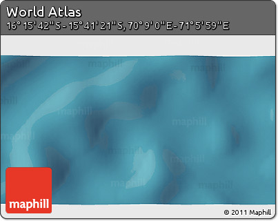 Satellite 3D Map of the Area around 15° 58' 32" S, 70° 37' 30" E