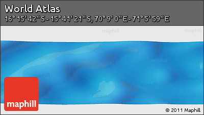 Physical Panoramic Map of the Area around 15° 58' 32" S, 70° 37' 30" E