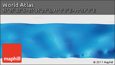 Physical Panoramic Map of the Area around 15° 58' 32" S, 71° 28' 29" E