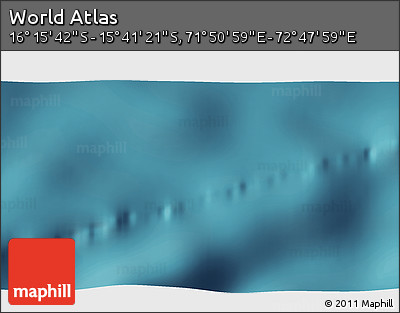 Satellite 3D Map of the Area around 15° 58' 32" S, 72° 19' 29" E