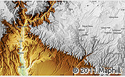 Physical Map of the area around 15° 58' 32" S, 72° 10' 30" W