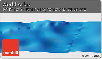 Physical Panoramic Map of the Area around 15° 58' 32" S, 73° 10' 30" E
