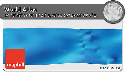 Physical Panoramic Map of the Area around 15° 58' 32" S, 74° 1' 30" E