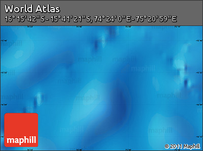 Physical Map of the Area around 15° 58' 32" S, 74° 52' 30" E