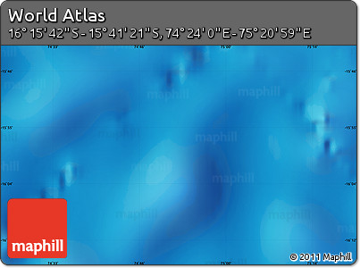 Physical Map of the Area around 15° 58' 32" S, 74° 52' 30" E
