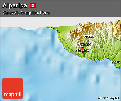Physical 3D Map of Aiparipa