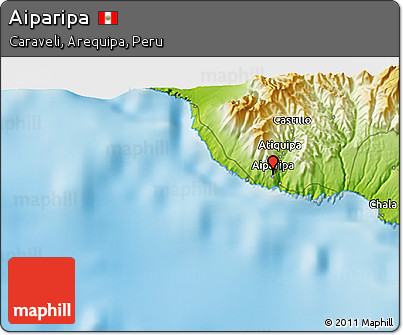 Physical 3D Map of Aiparipa
