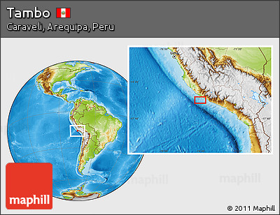 Physical Location Map of Tambo