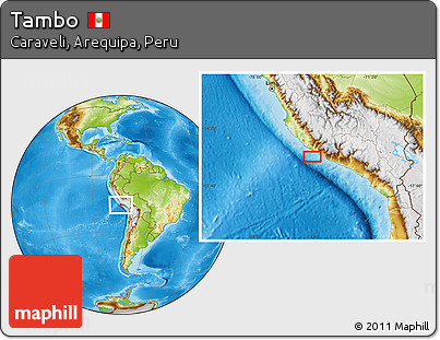 Physical Location Map of Tambo