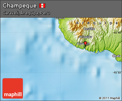 Physical Map of Champeque