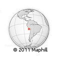 Outline Map of the Area around 15° 58' 32" S, 74° 43' 29" W, rectangular outline