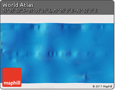 Physical 3D Map of the Area around 15° 58' 32" S, 75° 43' 29" E