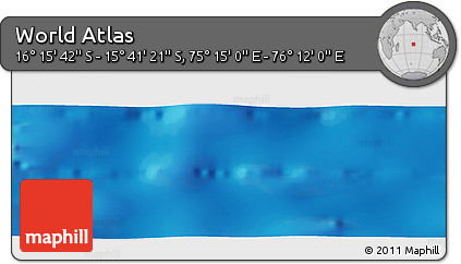 Physical Panoramic Map of the Area around 15° 58' 32" S, 75° 43' 29" E
