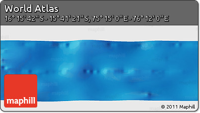 Physical Panoramic Map of the Area around 15° 58' 32" S, 75° 43' 29" E