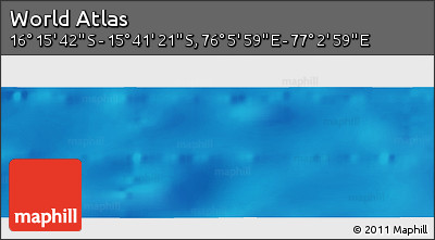 Physical Panoramic Map of the Area around 15° 58' 32" S, 76° 34' 29" E