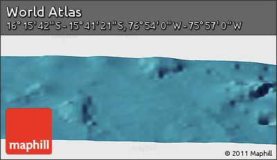 Satellite Panoramic Map of the Area around 15° 58' 32" S, 76° 25' 30" W