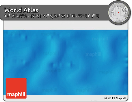 Physical 3D Map of the Area around 15° 58' 32" S, 77° 25' 30" E