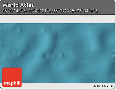 Satellite 3D Map of the Area around 15° 58' 32" S, 77° 25' 30" E