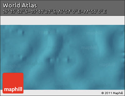 Satellite 3D Map of the Area around 15° 58' 32" S, 77° 25' 30" E