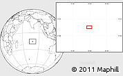 Blank Location Map of the area around 15° 58' 32" S, 78° 16' 30" E