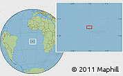 Savanna Style Location Map of the area around 15° 58' 32" S, 7° 34' 30" W
