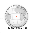 Outline Map of the Area around 15° 58' 32" S, 7° 34' 30" W, rectangular outline