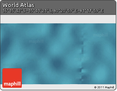 Satellite 3D Map of the Area around 15° 58' 32" S, 80° 49' 29" E