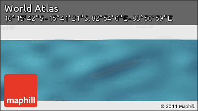 Satellite Panoramic Map of the Area around 15° 58' 32" S, 83° 22' 30" E