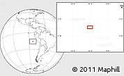 Blank Location Map of the area around 15° 58' 32" S, 83° 13' 29" W