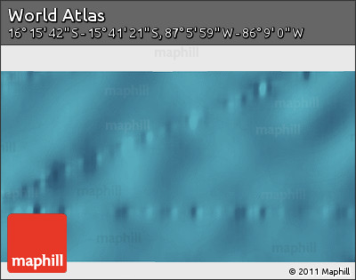 Satellite 3D Map of the Area around 15° 58' 32" S, 86° 37' 30" W