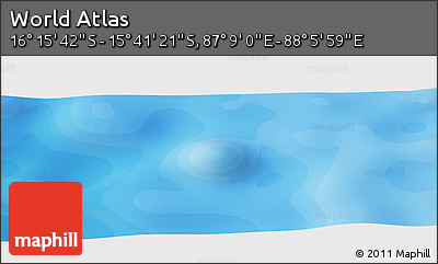 Political Panoramic Map of the Area around 15° 58' 32" S, 87° 37' 30" E