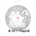 Outline Map of the Area around 15° 58' 32" S, 89° 19' 29" E, rectangular outline