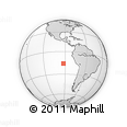 Outline Map of the Area around 15° 58' 32" S, 92° 34' 29" W, rectangular outline