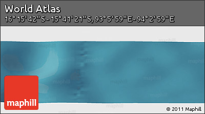 Satellite Panoramic Map of the Area around 15° 58' 32" S, 93° 34' 29" E