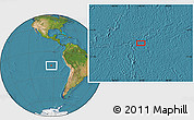Satellite Location Map of the area around 15° 58' 32" S, 93° 25' 30" W