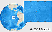 Shaded Relief Location Map of the area around 15° 58' 32" S, 93° 25' 30" W