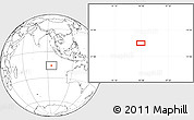 Blank Location Map of the area around 15° 58' 32" S, 94° 25' 30" E