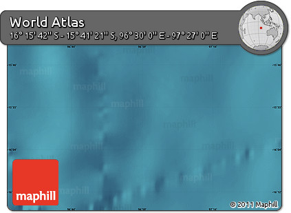 Satellite Map of the Area around 15° 58' 32" S, 96° 58' 29" E