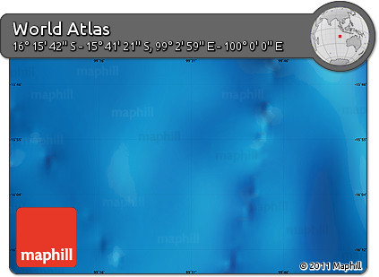 Physical Map of the Area around 15° 58' 32" S, 99° 31' 30" E