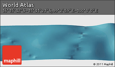 Satellite Panoramic Map of the Area around 15° 58' 32" S, 99° 31' 30" E