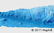 Physical Panoramic Map of the area around 16° 19' 2" N, 100° 13' 29" W