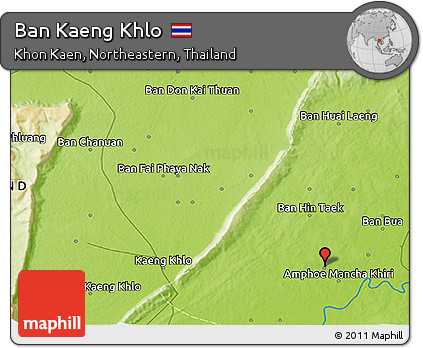 Physical 3D Map of Ban Kaeng Khlo