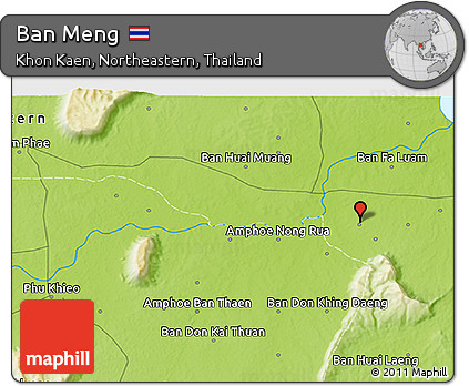Physical 3D Map of Ban Meng